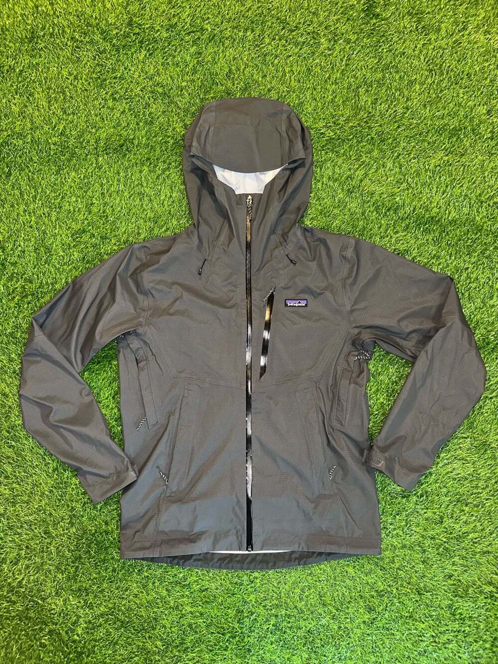 Patagonia Men's Granite Crest Rain Jacket Forge Grey Black Size Small